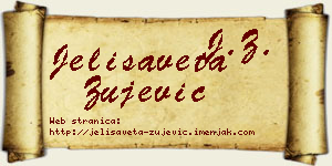 Jelisaveta Žujević vizit kartica